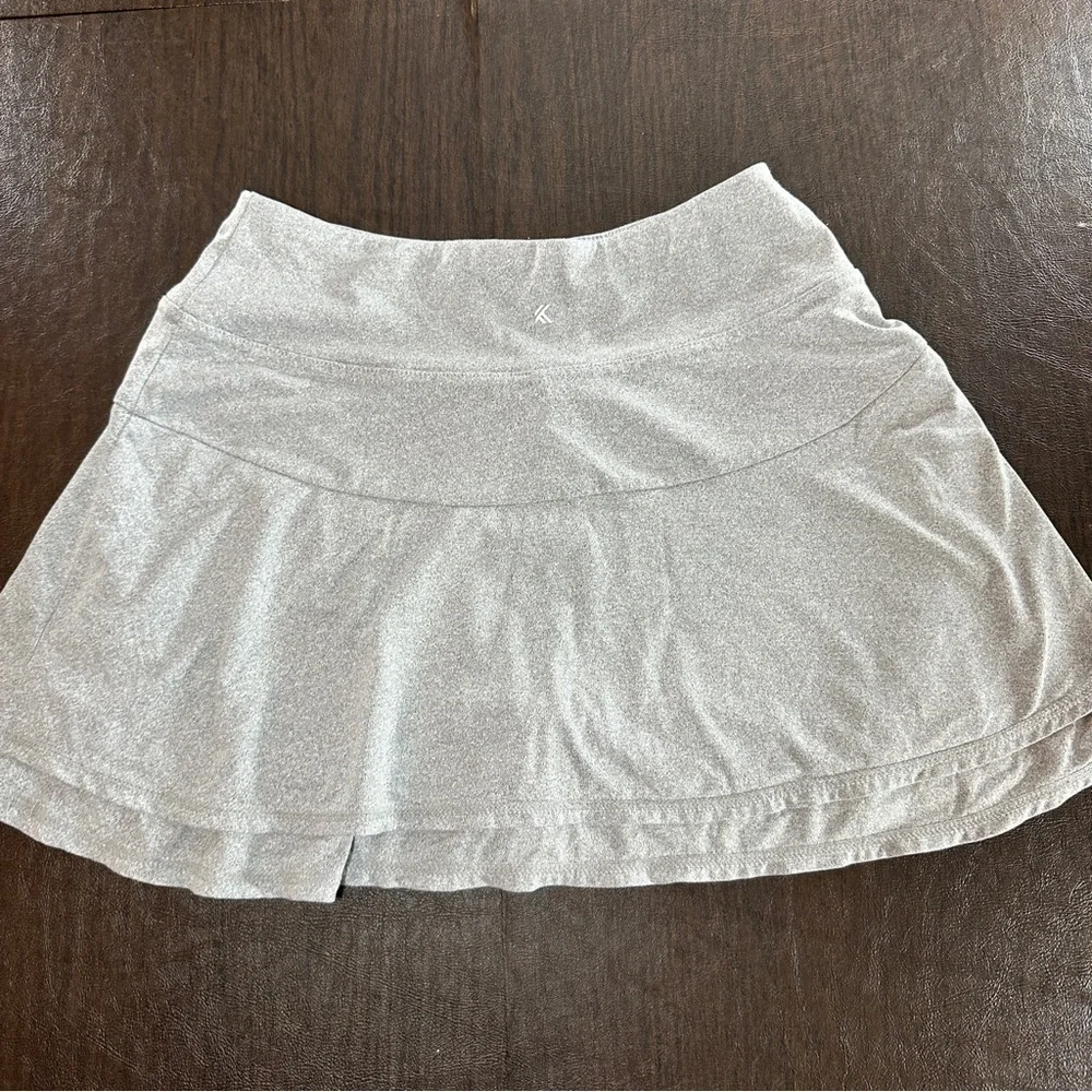 Kyodan Gray Athletic Tennis Skort Sz P/S